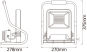 LEDV LED WORKLIGHT R-STAND SOCKET50 