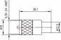 TG UHF-KABELSTECKER POM PL   J01040A0604 