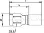 TG SMA-Kabelstecker Cr/Cr    J01150A0611 