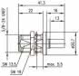 TEGA N-Einbaubuchse Cr/Cr    J01021B0180 