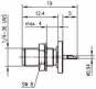 TG SMA-Einbaubuchse Au 50    J01151A0031 