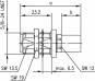 TEGA N-Kabeleinbaubuchse Cr TA 100024094 