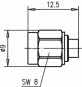 TG SMA-Kabelstecker AU RG    J01150A0131 