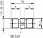 TG SMA-KUPPLUNG AU (F-F) 211 J01154A0001 