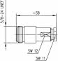 TEGA N-Kabelbuchse 50Ohm TA G7 100024080 