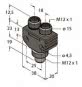 Turck 2f Verteiler-     VB2-FSM5-2FKM4.4 