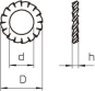 OBO SWS M10 A4 Fächerscheibe M10 A4 2B 