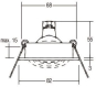 BRUM NV-Einbaustrahler mattweiß  0063.07 