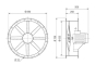 Maico Axial-Rohrventilaor   DAR 63/4 1,5 