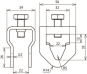 DEHN Erder-Anschlussklemme D 20m  630129 