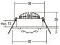 BRUM LED-Einbaust. Alu 7W 2700K 12261253 