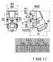 BALS CEE TK-Kombi-Dose 16A 5-polig  1010 