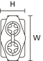 Hellermann Relilight V41.5P1-PA66V0/SI 