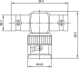 TG BNC-T-STÜCK 50 OHM UG 274 J01004C0616 