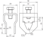 DEHN Erder-Anschlussklemme D 20m  630120 