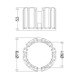 SCHUCH Reduzierstück RZ 1 grau 900440001 