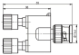 TG BNC-Apparate-Klemme       J01008A0627 