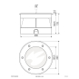 EVN LED Bodeneinbau -rund -  PC67102402W 