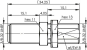 TG F einbaukupplung, 75 Ohm  J01602A0000 