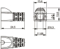 TG Tülle für MP8 FS, d = 6   B00080A0089 