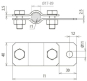 DEHN Erdungsrohrschelle 26,9mm    410329 