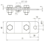 DEHN Erdungsrohrschelle St/tZn    410038 