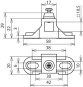 DEHN Schienenblock K              563014 