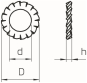 OBO SWS M8 A2 Fächerscheibe M8 A2 2B 