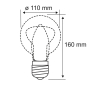 Paulmann LED MG Glo schwarz Spiral 29087 