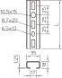 OBO CML3518P0900FS Profilschiene gelocht 