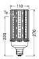 Radium LED SPECIAL  RL-HRL250 840/E40 EM 