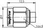 TG SMA-Kabelstecker AU RG    J01150A0131 