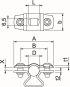 OBO ASL 733 10 G Abstandschelle 