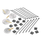 PAND Kit: Kabelbinder und Befestigung + 