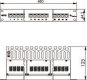 TG 19Zoll Panel ISDN/TEL 1HE J02023L0014 