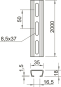 OBO AML3518P2000A2 Profilschiene gelocht 