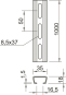 OBO AML3518P1000FS Profilschiene gelocht 