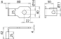 Dehn Anschlussbügel IF1 AB EXFS IF1 W 14 