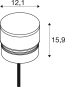 SLV M-POL S Polehead Louver      1006385 