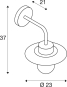 SLV Wandleuchte MOLAT E27 IP44   1000820 