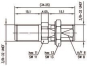 TG F einbaukupplung, 75 Ohm  J01602A0000 