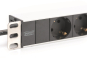 Assmann 1HE Aluminium PDU, Rack DN-95401 