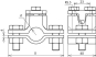 DEHN Erdungsrohrschelle TG-St/tZn 407034 