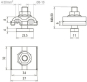 DEHN UNI-Erdungsklemme NIRO f. Rd 540250 