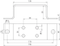 DEHN Erdungsschiene     ES 2X2 ASB11 V2A 