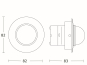 STEIN Deckeneinbausensor IS D360  ISD360 