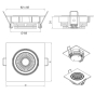 Rutec LED Einbaustr. 8W     ALU53391WWOK 