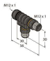 Turck 2f Verteiler-   VT2-FKM5-FSM5-FSM5 