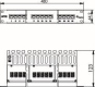 TG 19Zoll Panel ISDN/TEL 1HE J02023L0014 