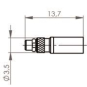 TG MMCX-Kabelstecker Cr/Cr     100025100 